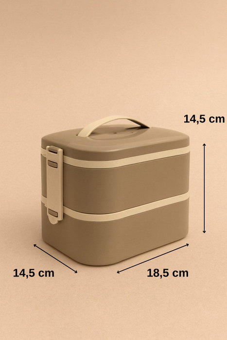 Hermia Caja de almacenamiento BU0030 de 1300 ml Gris
